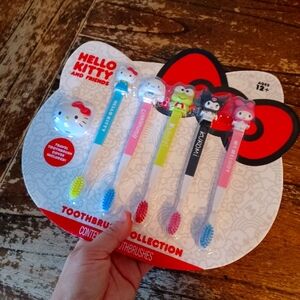 Hello kitty & friends toothbrush set BNIP VHTF RARE